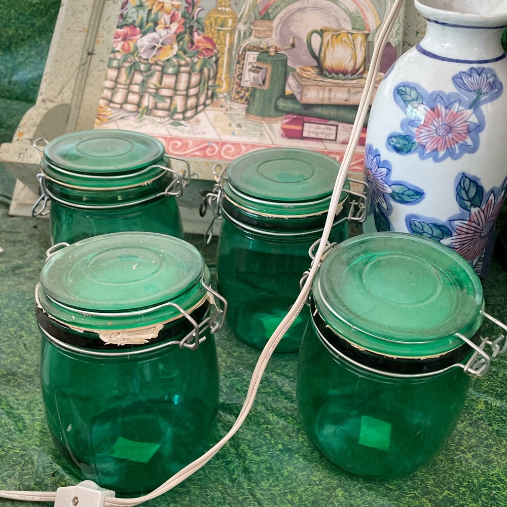 Vintage greenish color